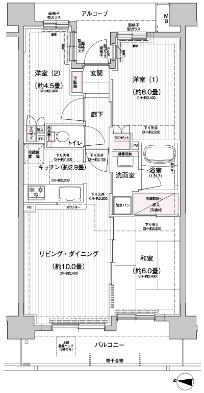 Floor: 3LDK, occupied area: 60.26 sq m, Price: 30,300,000 yen ・ 31 million yen, currently on sale