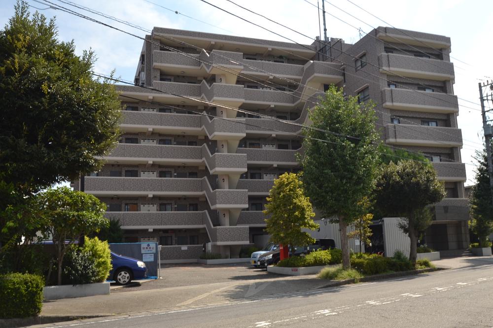Local appearance photo. Wood coat over the entire surface road Sakuragaoka