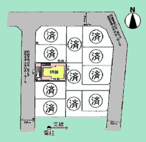 Compartment figure. 30,800,000 yen, 3LDK, Land area 100.12 sq m , Building area 88.57 sq m