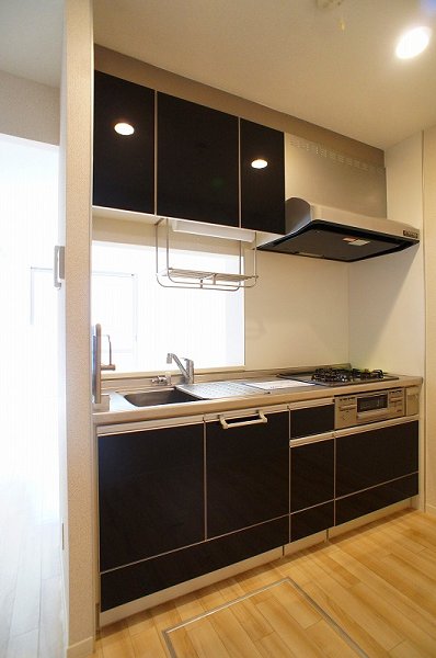 Kitchen. Convenient face-to-face kitchen to clean up the back or carry a cuisine.