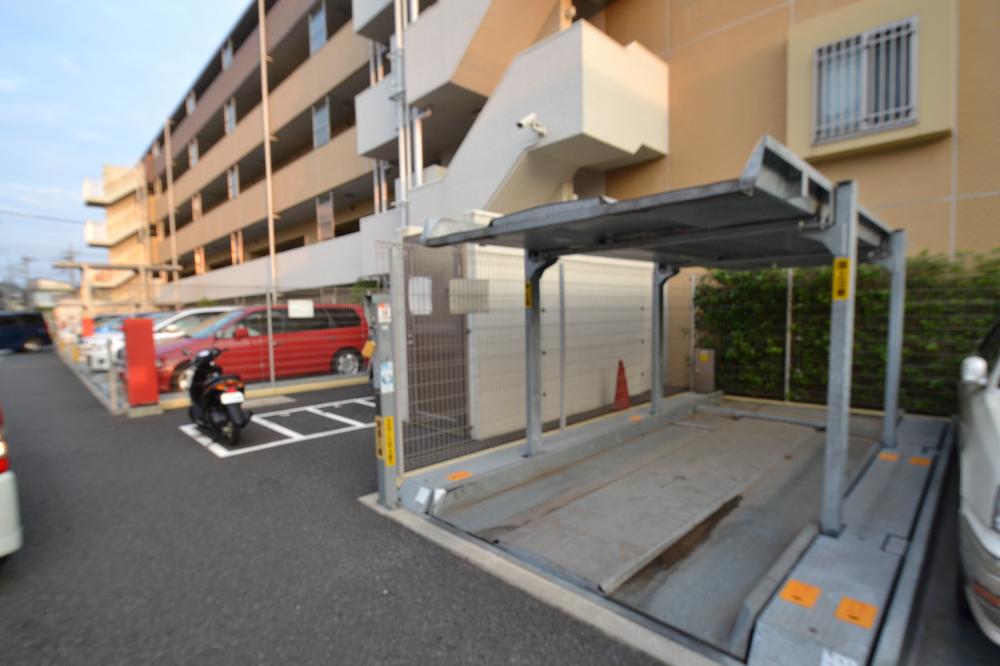 Parking lot. Common areas