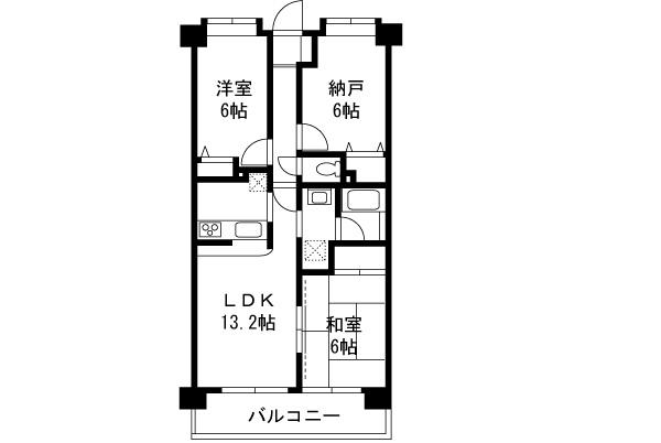 Floor plan. 2LDK+S, Price 24,980,000 yen, Footprint 66 sq m , Balcony area 8.55 sq m