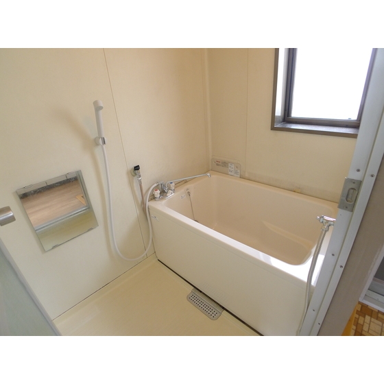 Bath. Comfortable bathroom with a add-fired function and windows
