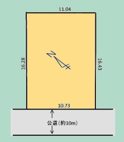 Compartment figure. Land price 39 million yen, Land area 178.2 sq m