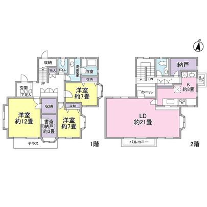Floor plan. The subject real estate floor plan