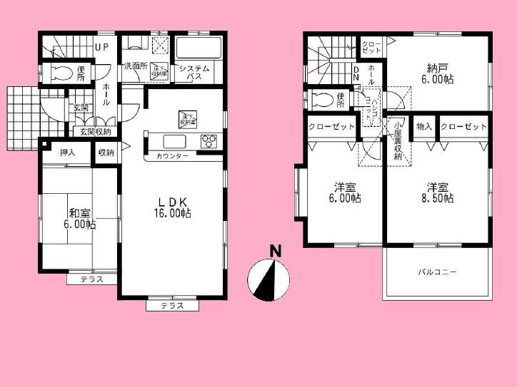 Floor plan. 27,800,000 yen, 3LDK + S (storeroom), Land area 140.86 sq m , Building area 100.19 sq m