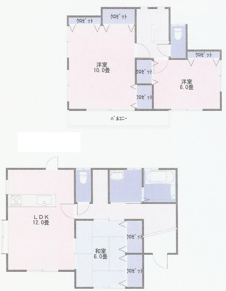 Floor plan. 24,800,000 yen, 3LDK, Land area 111.1 sq m , Building area 89.57 sq m