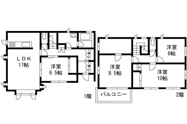 Floor plan. 28.5 million yen, 4LDK, Land area 161.6 sq m , Building area 130.04 sq m