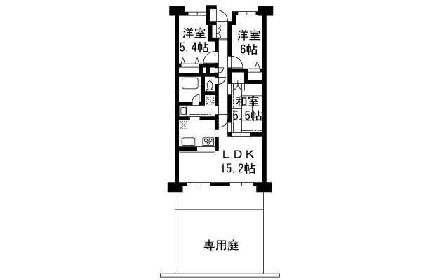 Floor plan. 3LDK, Price 23.8 million yen, Footprint 70.5 sq m