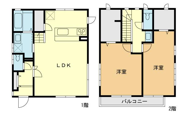 Floor plan. 32 million yen, 2LDK, Land area 101 sq m , It is a building area of 94.38 sq m easy-to-use floor plan.
