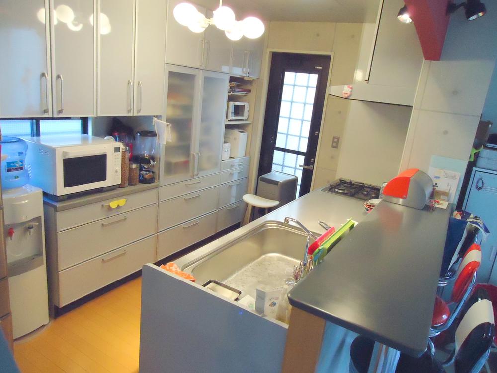 Kitchen. Storage is abundant kitchen.