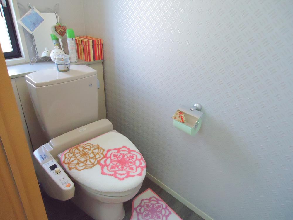 Toilet. There is also a toilet on the second floor.