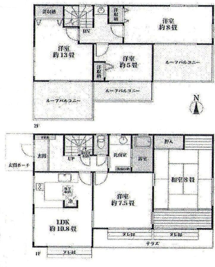 Floor plan. 59,800,000 yen, 5LDK, Land area 330 sq m , Building area 120.9 sq m