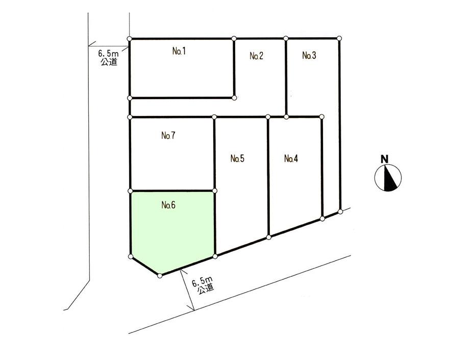 Compartment figure. Land price 36,300,000 yen, Land area 133.31 sq m