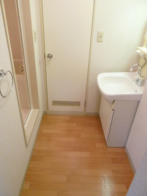 Washroom. Happy independence vanity ・ Indoor Laundry Storage