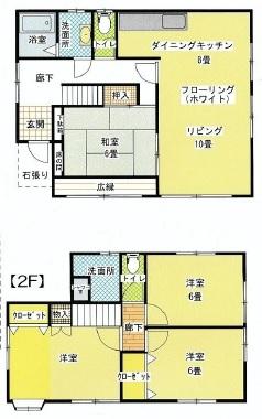 Floor plan. 58,500,000 yen, 4LDK, Land area 198.79 sq m , Building area 97.92 sq m