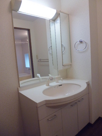 Washroom. Large Vanity mirror