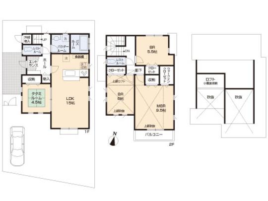 Floor plan. 78,800,000 yen, 3LDK, Land area 129.14 sq m , Building area 101.02 sq m floor plan