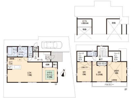 Floor plan. 76,800,000 yen, 3LDK, Land area 132.7 sq m , Building area 101.83 sq m floor plan