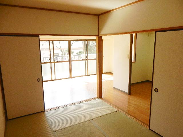 Living and room. LDK from Japanese-style room