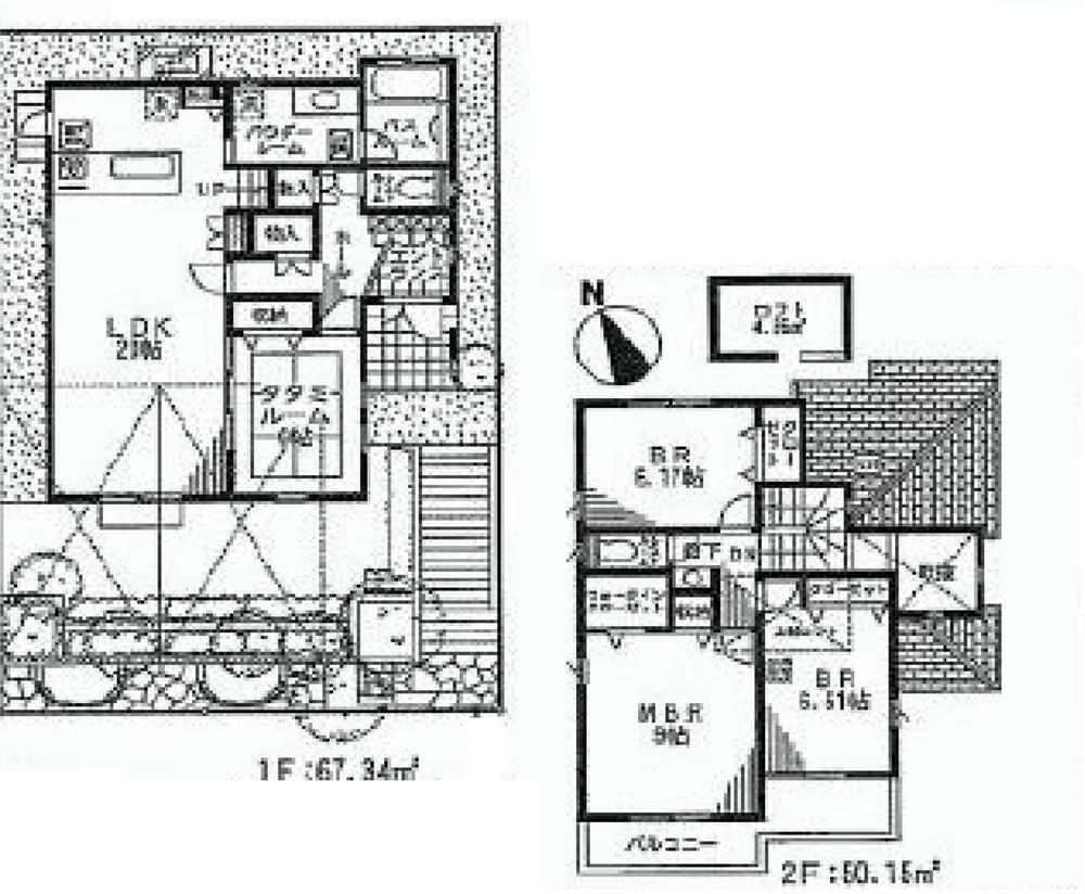Floor plan. (2), Price 75,800,000 yen, 4LDK, Land area 152.11 sq m , Building area 167.99 sq m