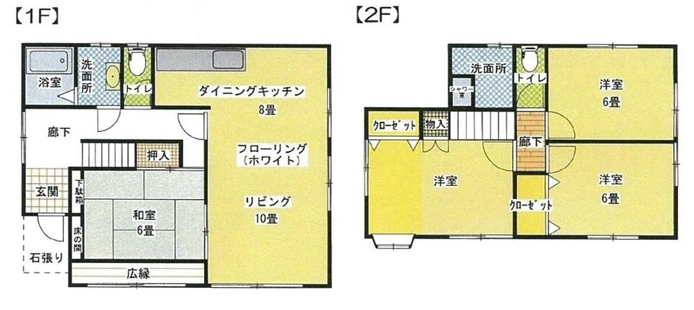 Floor plan. 58,500,000 yen, 4LDK, Land area 198.79 sq m , Building area 97.92 sq m