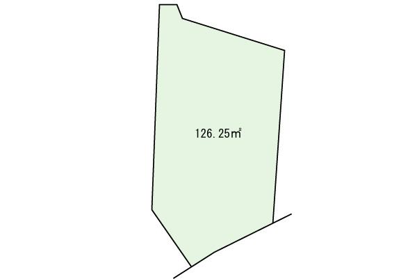 Compartment figure. Land price 28.8 million yen, Land area 126.25 sq m compartment view