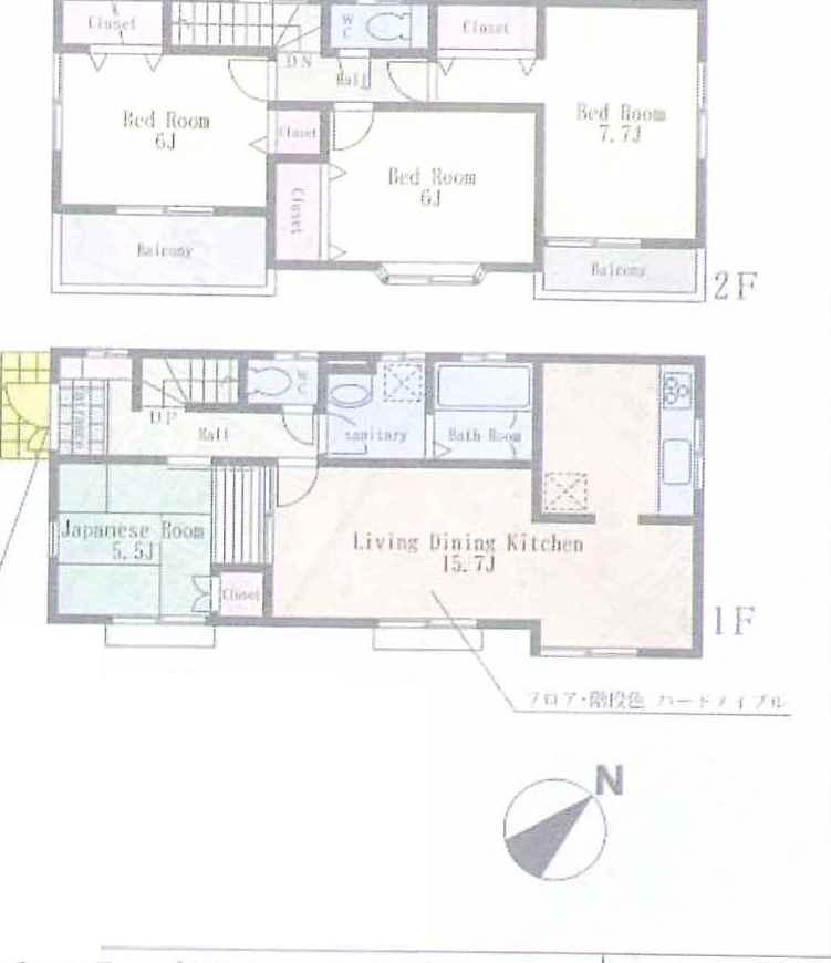 Floor plan. (1), Price 49,800,000 yen, 4LDK, Land area 100.08 sq m , Building area 96.05 sq m
