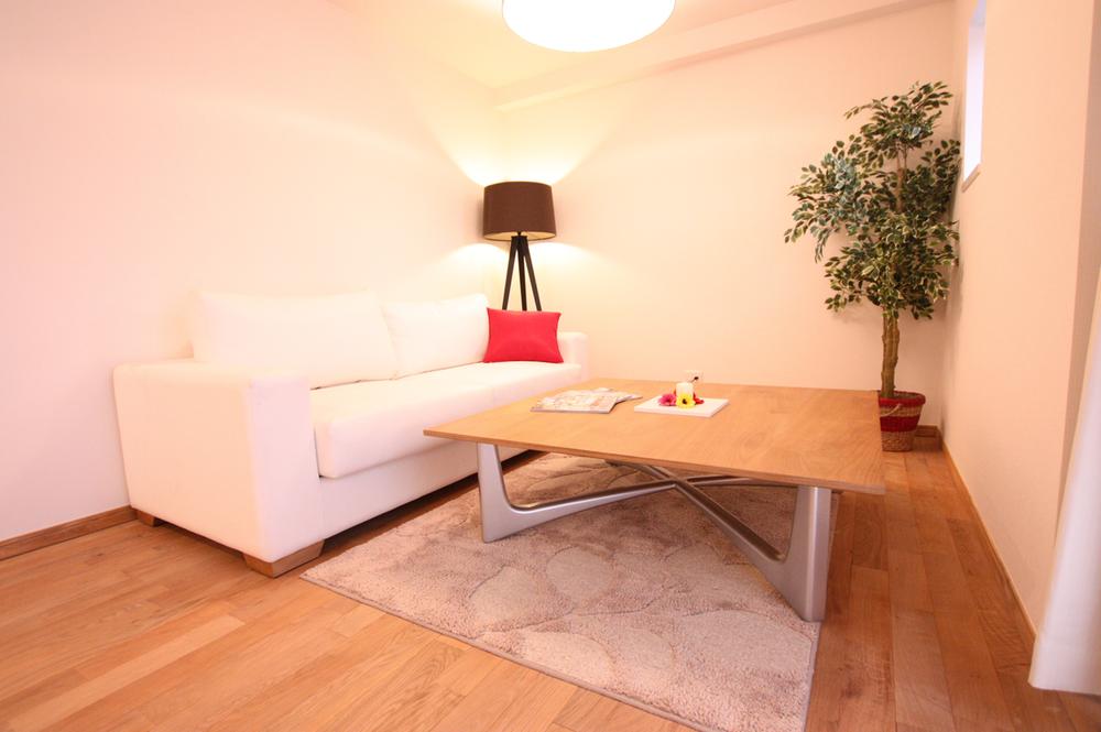 Living. Model room published in.