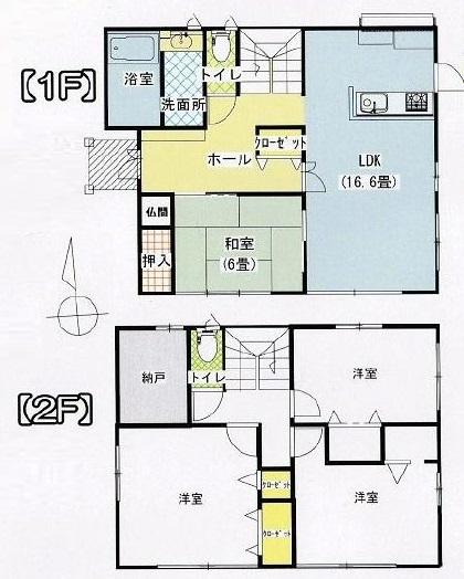 Floor plan. 45,800,000 yen, 4LDK+S, Land area 149.38 sq m , Building area 116.83 sq m