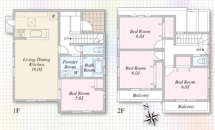 Other building plan example. Building plan example (No. 2 locations) Building Price     12 million yen, Building area 95.45 sq m