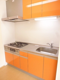 Kitchen. 3 is a neck gas system kitchen with a stove grill kitchen is independent