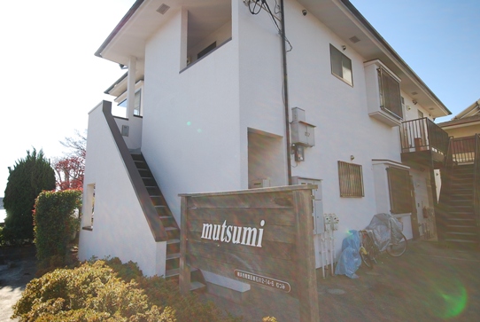 Building appearance. Entrance stairs