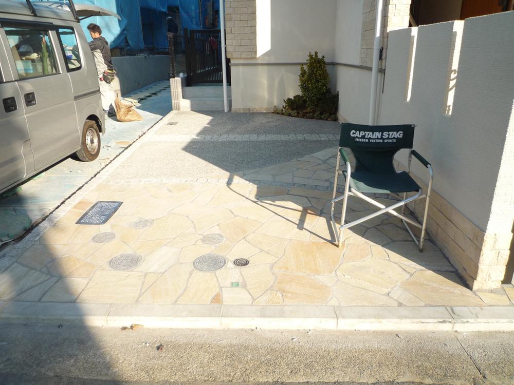 Parking lot. Car is a space.