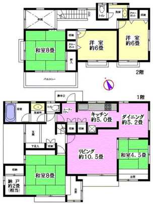 Floor plan.  [Floor plan] 5L ・ D ・ K type. 