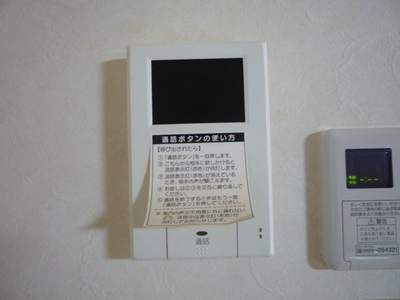 Security. TV monitor phone