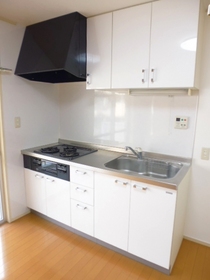 Kitchen. 3-neck is a gas stove in the kitchen!
