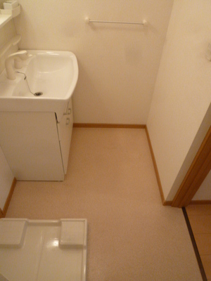 Washroom. Glad Bathroom Vanity ・ Laundry Area indoor