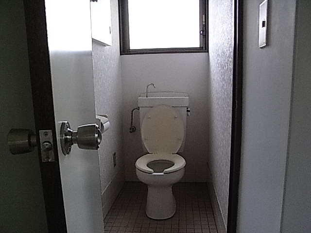 Toilet. With window