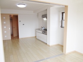 Living and room. Of southeast 1LDK, It is the flooring of the room! Your floor plan is the same