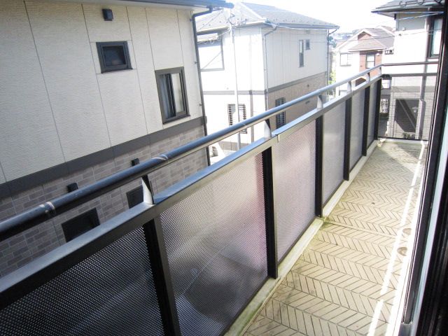 Balcony. Cupboard