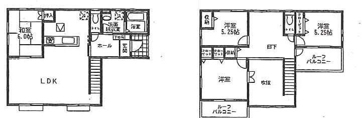 Floor plan. (2), Price 63,800,000 yen, 4LDK, Land area 142.97 sq m , Building area 114.27 sq m