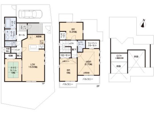 Floor plan. 80,800,000 yen, 3LDK, Land area 127.89 sq m , Building area 101.85 sq m floor plan