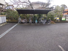 Building appearance. Bicycle-parking space