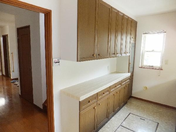 Kitchen. It is a rear storage of kitchen.