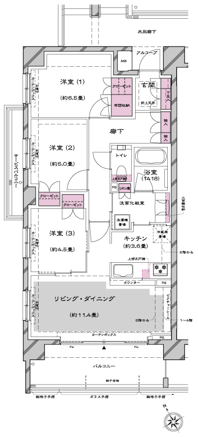 Floor: 3LDK, the area occupied: 73.5 sq m, Price: 49,900,000 yen, now on sale