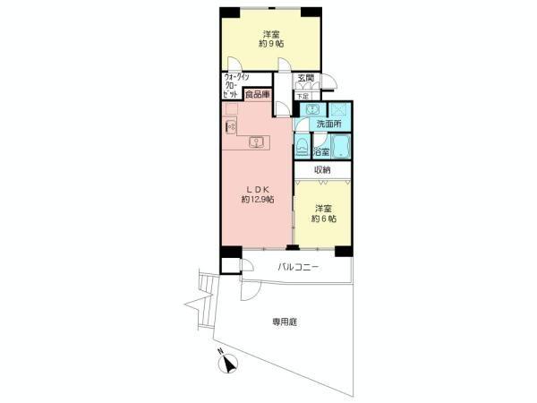 Floor plan. 2LDK, Price 33,800,000 yen, Occupied area 67.04 sq m , Balcony area 8.28 sq m   [Mato]