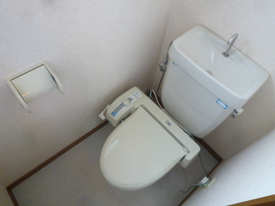 Toilet. With warm water washing toilet seat