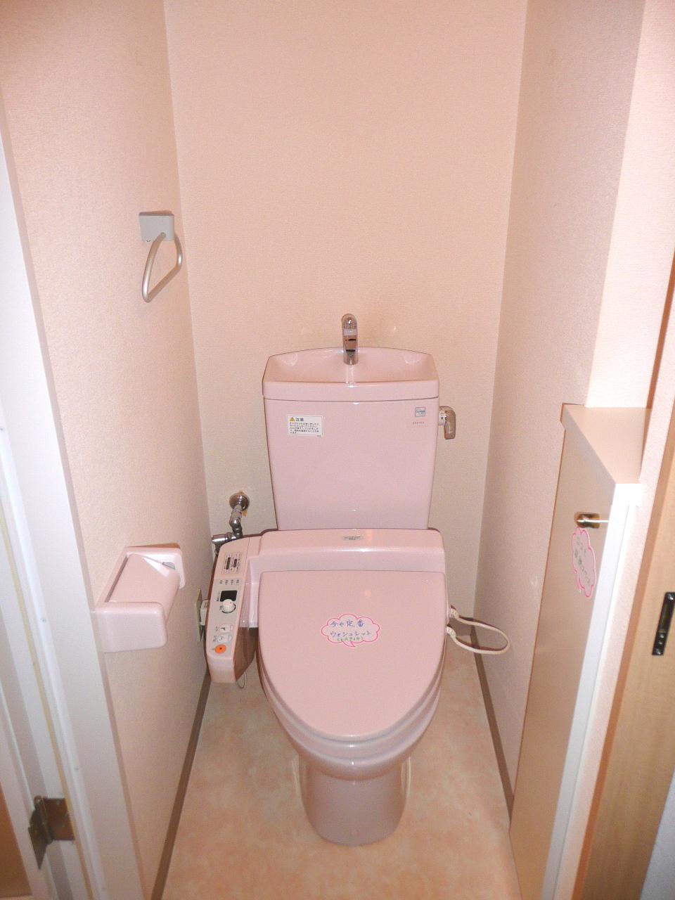 Toilet. Washlet comes with