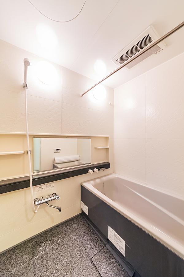 Bathroom. Bathroom with a bathroom ventilation dryer